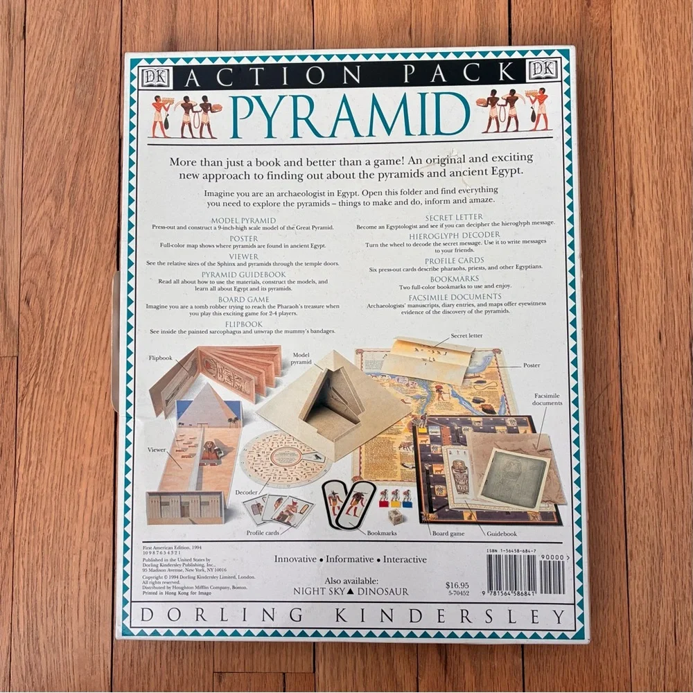 PYRAMID ACTION PACK By DORLING KINDERSLEY, Boxed Activity Set 1st Edition, 1994
